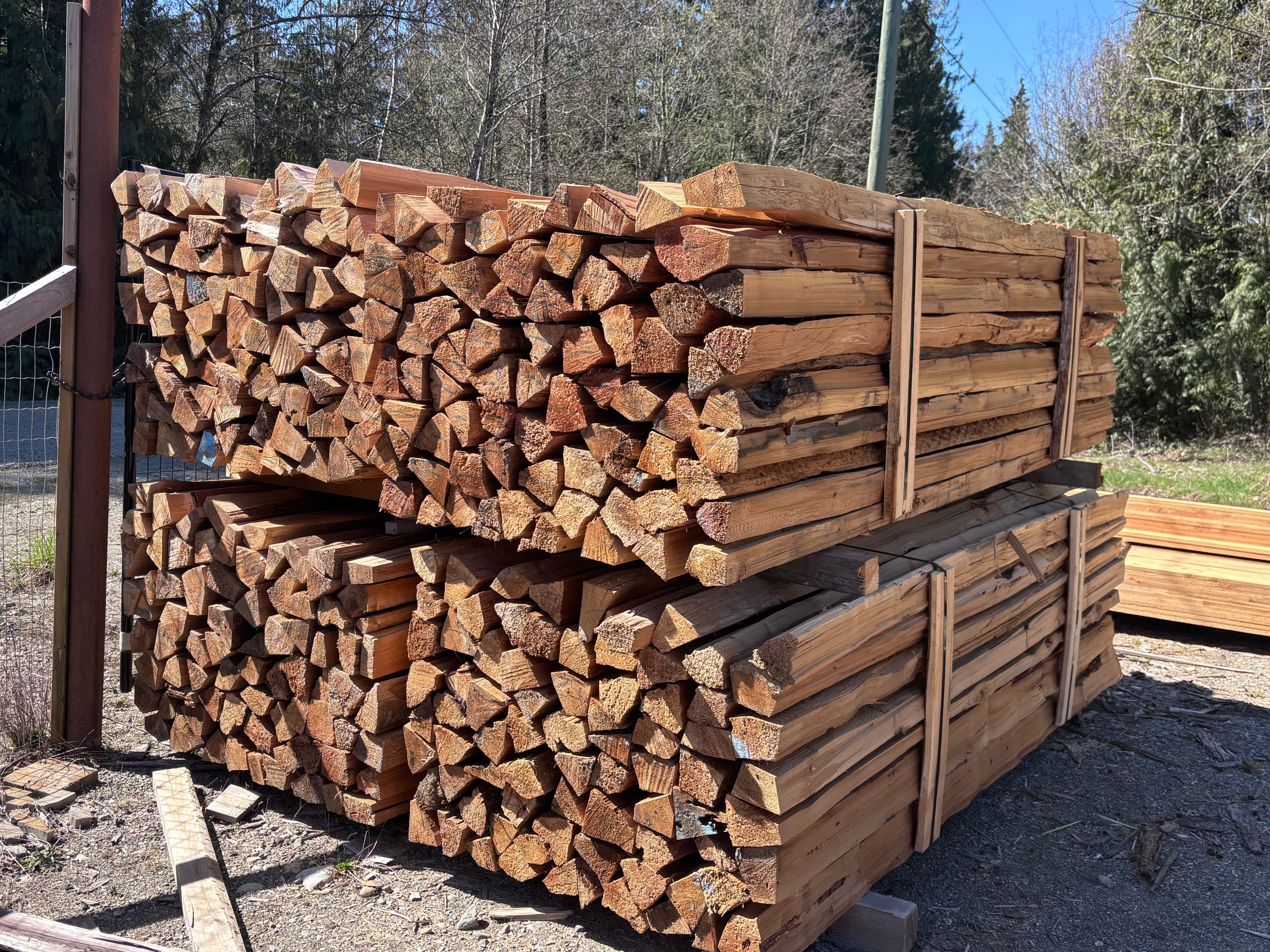 6-Foot Cedar Rails