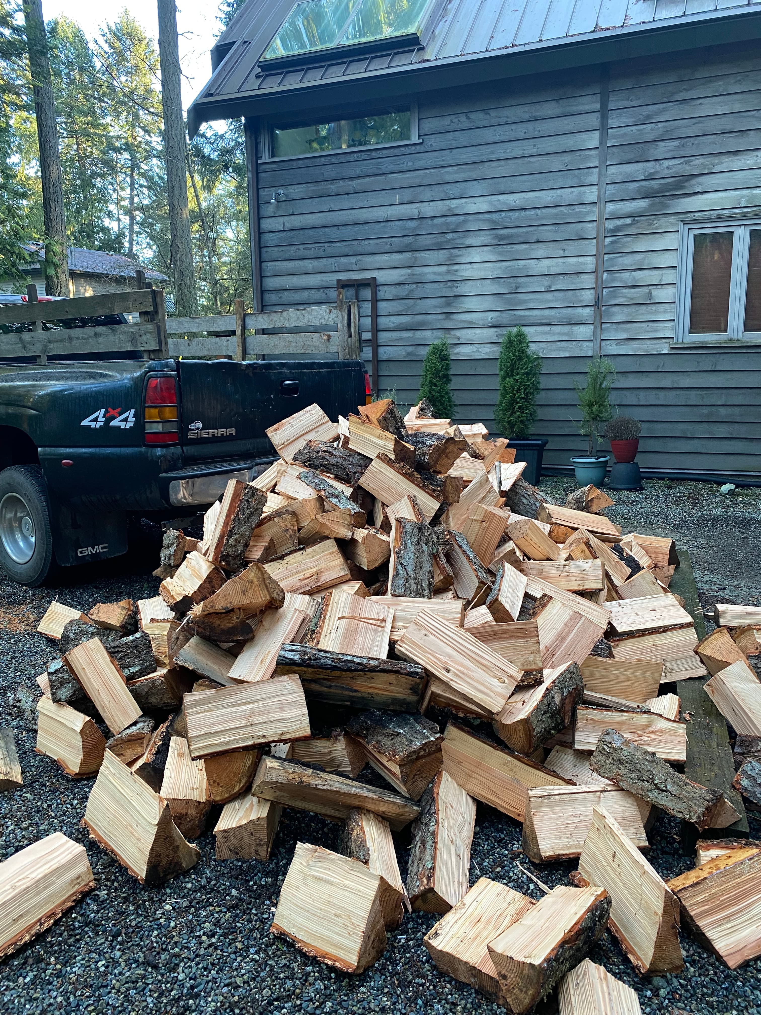 Firewood ready for delivery